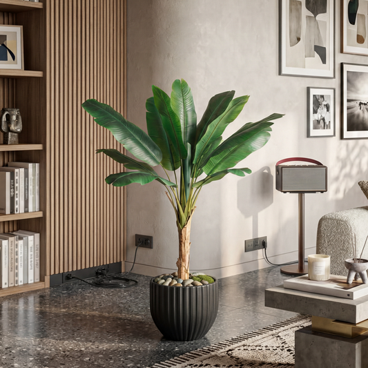 Copac Bananier artificial H155cm • Textură Reală • 13 Frunze